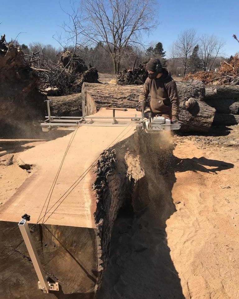 A man using Granberg's equipment - 2