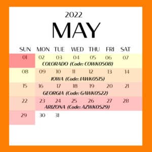 Granberg's Calendar May 2022
