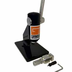 A black chain breaker sits on a white background.